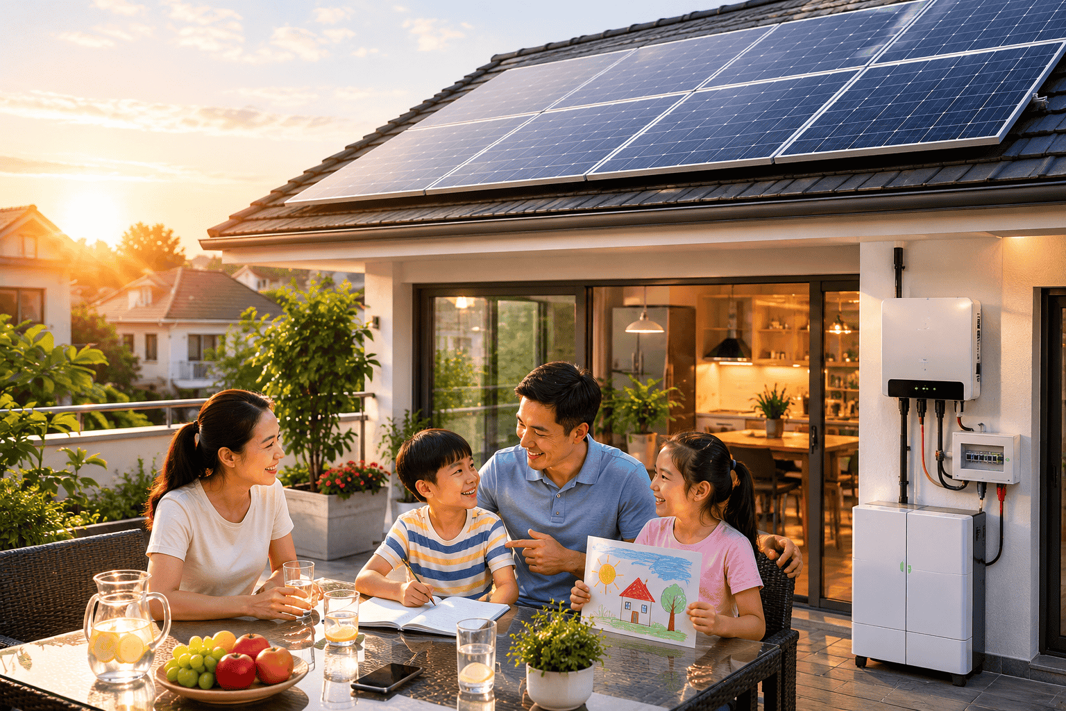 Hệ thống điện mặt trời mái nhà tự sản tự tiêu